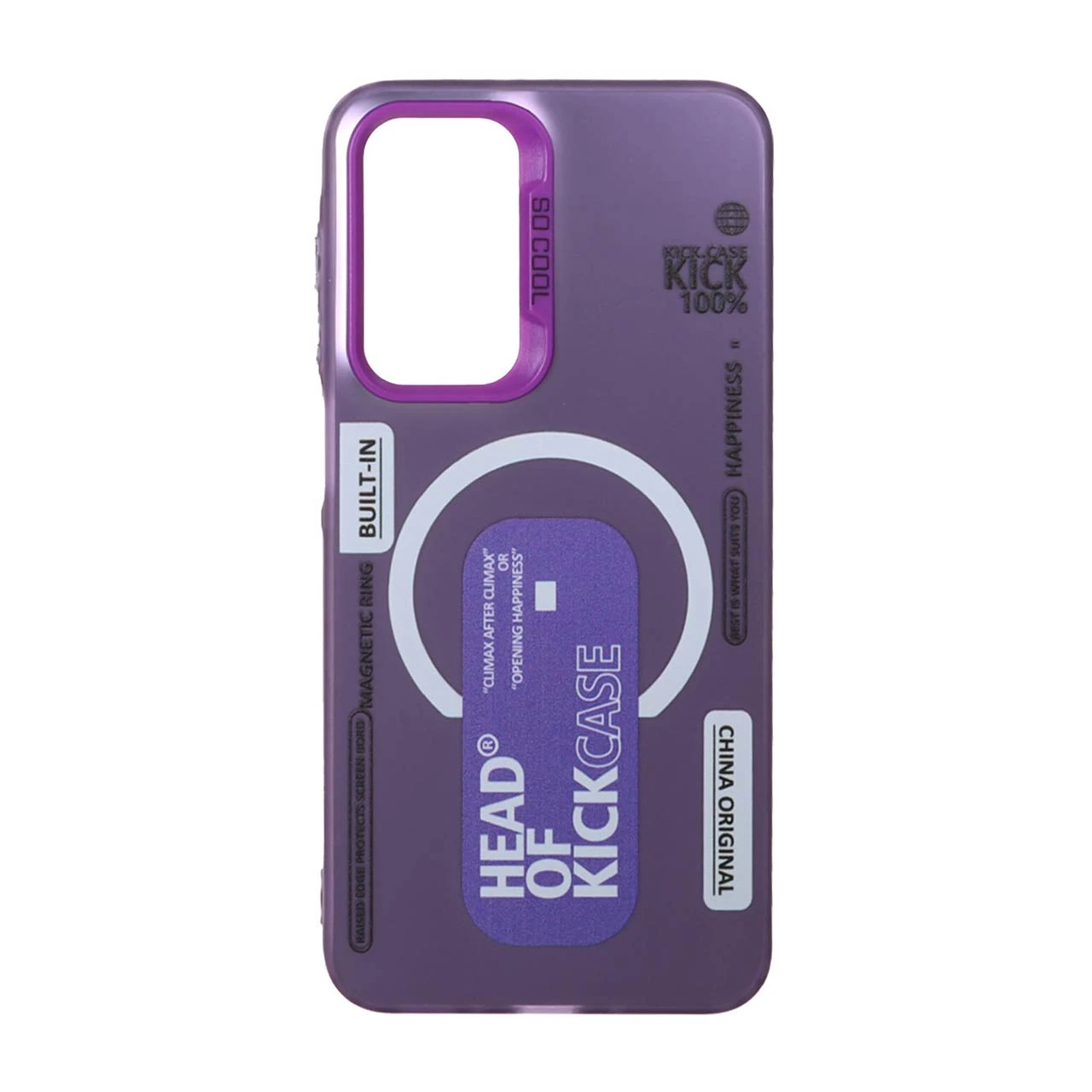 قاب SO COOL طرح مگ سیف Kick Case مدل Samsung Galaxy A17 / A26 - بنفش